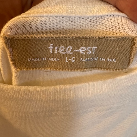 Free People “Free-Est” Frankie One-Piece Jumpsuit Size Large Color: Cream. - Picture 2 of 11